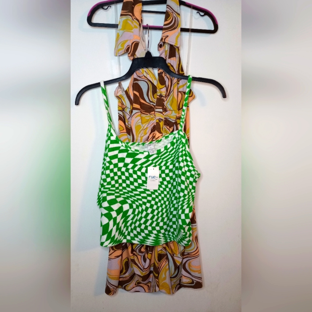 SALE 🔥Rue21+ 3x Bundle Halter Dress and Crop Top